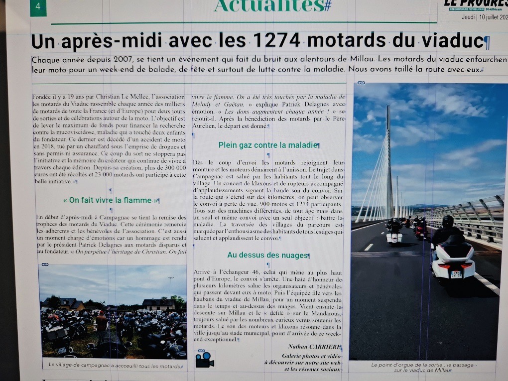 2025 Article presse le Progr&egrave;s St Affricain